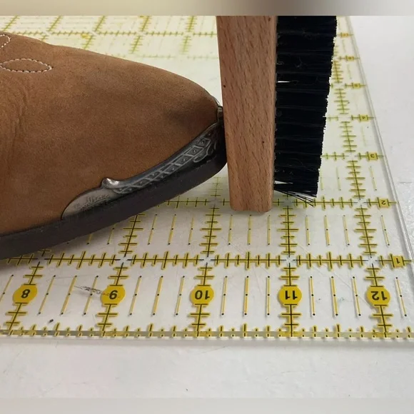 Vintage Zodiac Calf Hair On Cowhide Pony Cowgirl Boots 7.5 M Nubuck Suede - Picture 8 of 16